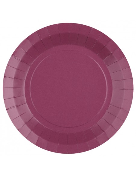 Grande assiette ronde Rainbow Aubergine