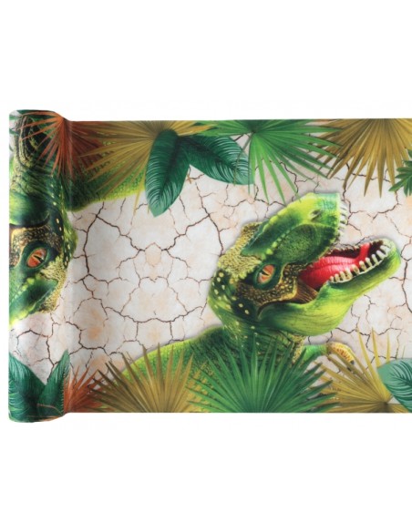 Chemin de table Dinosaure Multicolore